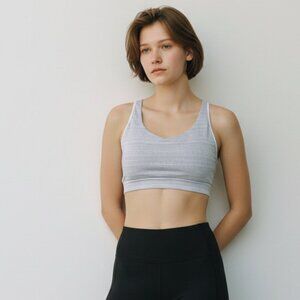 Athleta Intimates & Sleepwear Jacquard Transcendence Sports Bra gray size S